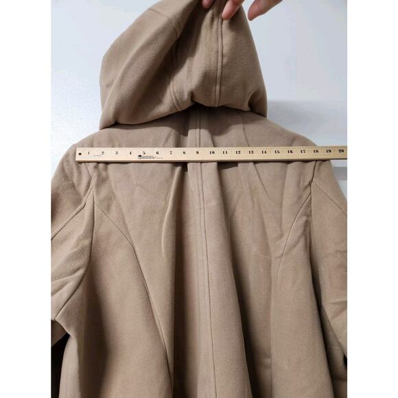 Avenue Plus Size Faux‎ Wool Peacoat Camel Size 30/32 - Picture 6 of 11